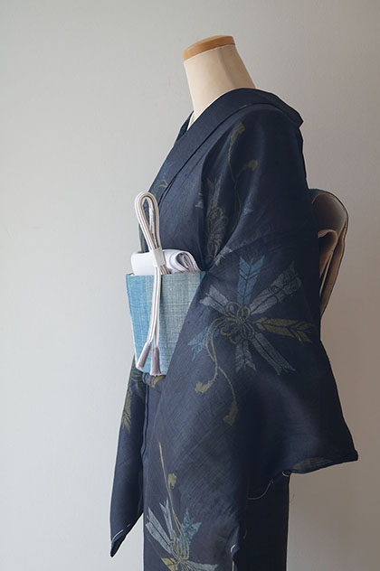八重山上布　藍絣 八重山上布藍絣