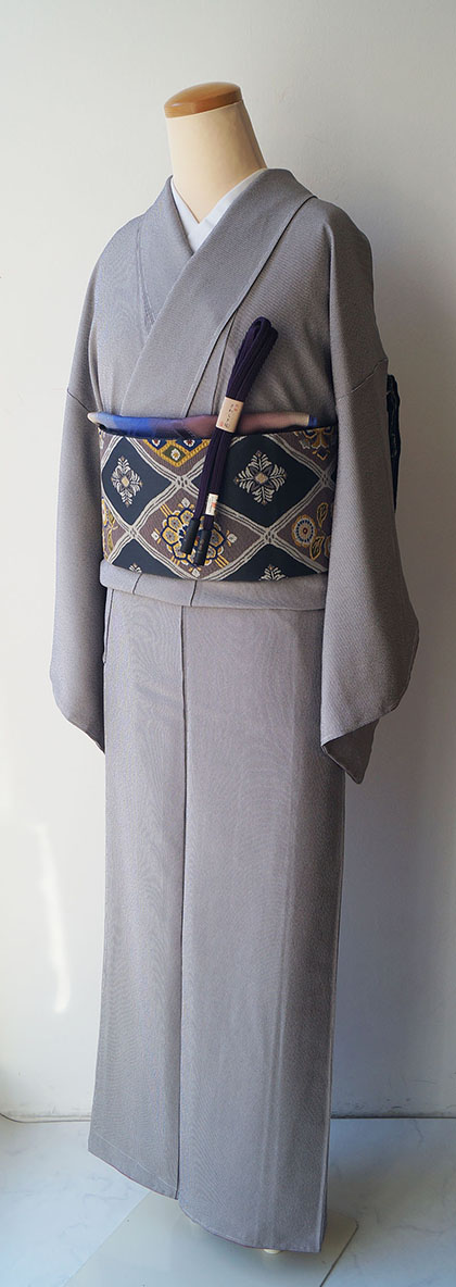 asknowasdewan 着物 S 見返り振袖長一檳榔子黒一 【公式通販】