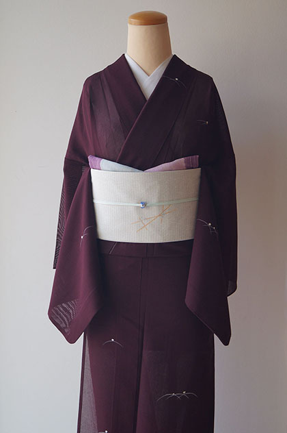 刺繍 絞り 金彩 裄68 紋無し 素敵なデザイン 付下げ 訪問着 T