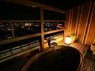 露天風呂付客室からの眺め