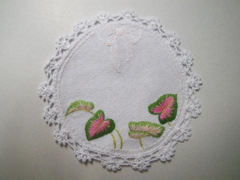 無料 刺繍図案 コースター