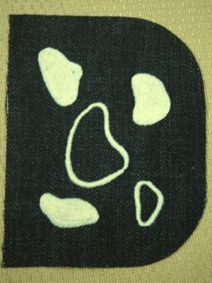 牛の柄刺繍
