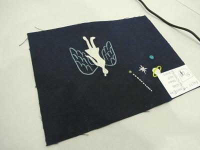 刺繍ソランちゃん