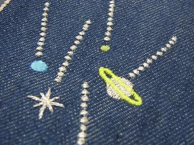 宇宙刺繍