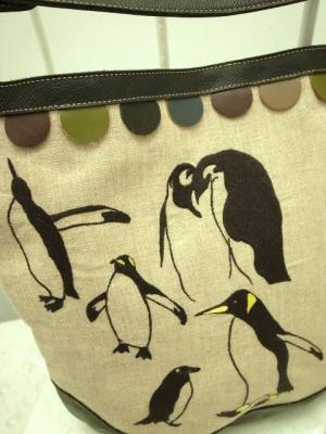 ペンギンズ刺繍