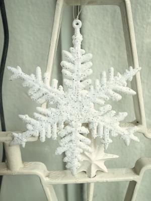 クリスマス雪の結晶飾り