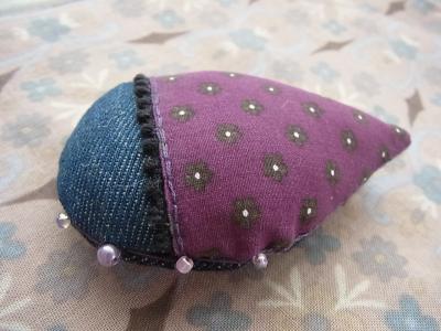 かわいい泪型バッグチャーム・バンビ刺繍