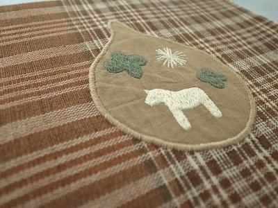 ダーラナホース刺繍