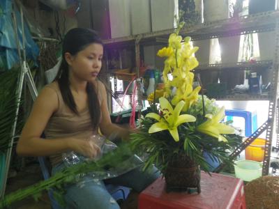 ホーチミンの花屋」