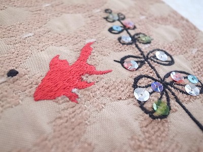 金魚刺繍
