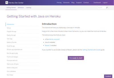 HEROKU Getting Started with Java on Heroku