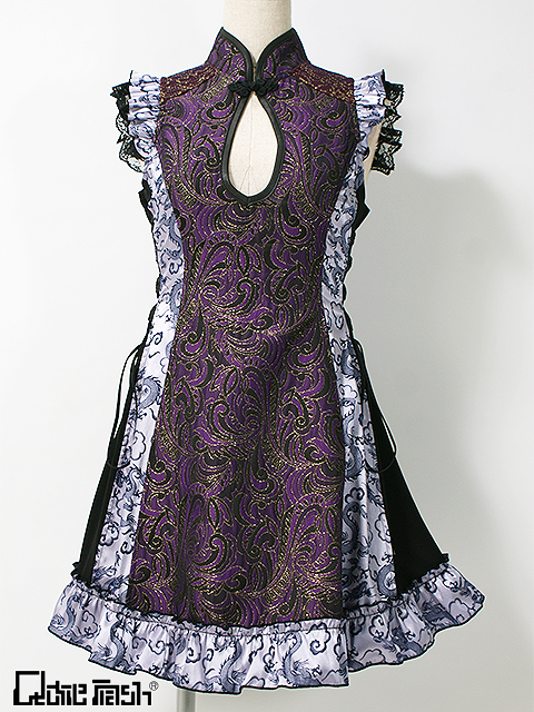 キューティーフラッシュ　チャイナワンピース 楽天市場】Qutie Frash / チャイナスリットワンピース キューティー