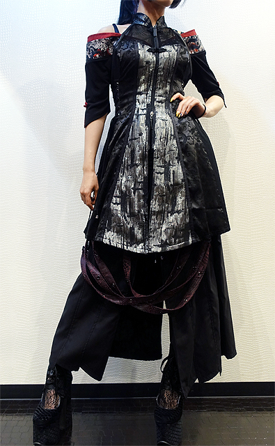 QutieFrash♢﻿ロングチャイナチュニック QutieFrash♢﻿ロングチャイナチュニック Qutie Frash / チャイナ