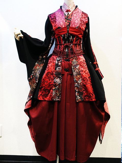 QutieFrash 和柄ショートカーデ Qutie Frash / 着物ショートカーデ ネイビー O-25-05-26-066-QU-TO-IG