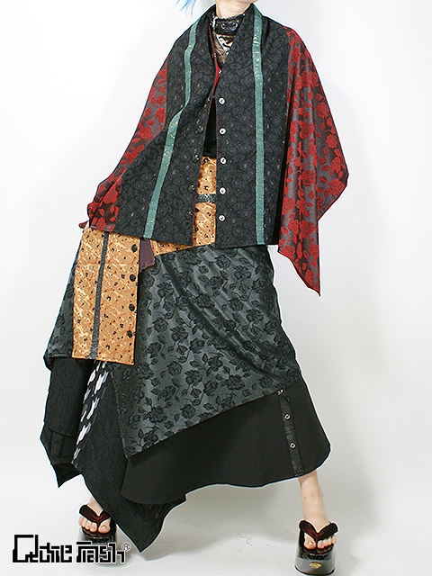 キューティーフラッシュ 和柄ポンチョコート ファー 【公式通販