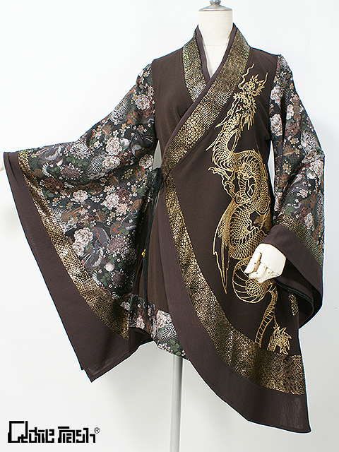 J*a様 キューティーフラッシュ QutieFrash 和柄切替 着物カーデ（紺 J*a