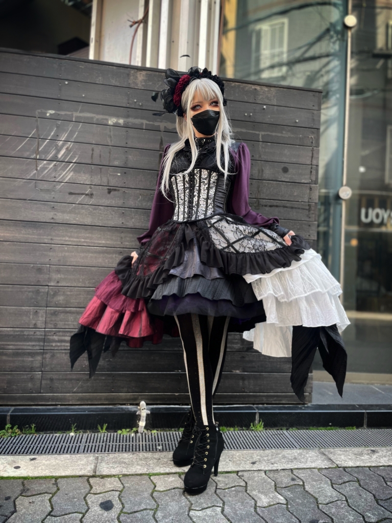 QutieFrash 後ろロングラップスカート