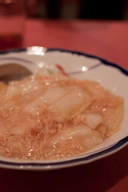 松花江-白菜と貝柱の煮込み