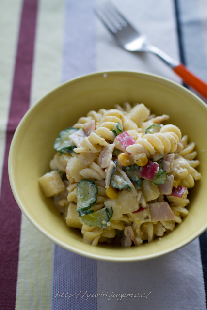 20110728マカロニサラダ・豆腐ドレッシング.jpg