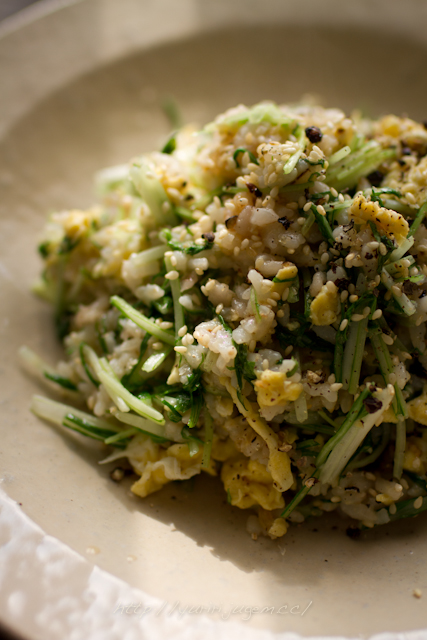 水菜の炒飯