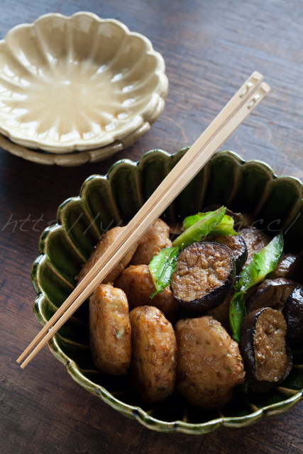 20131002鶏のつくねと茄子の万能味噌焼き-3.jpg