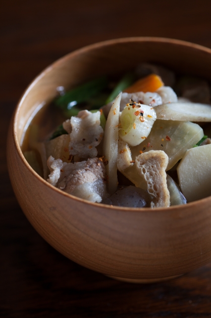 20131016豚汁と茸ご飯-4.jpg