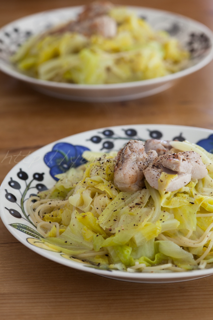 20150408塩麹鶏と春キャベツのパスタ.jpg