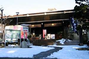 雪化粧の恵林寺(2012年)