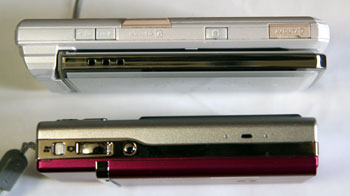 SH903iとZ5上から