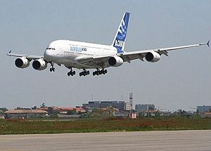 エアバス A380 2005年4月27日の初着陸