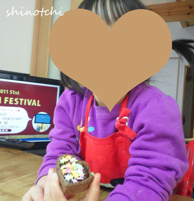 手作りバレンタインチョコレート 親子クッキング