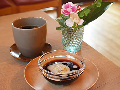穀物コーヒーゼリー