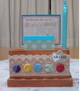 アラシックなメモスタンドを作ってみました ありがとう Arashi