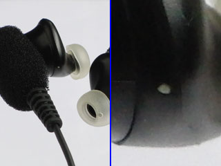 BME-200と埋めたベント穴の画像