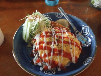 オムタコライス