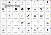 XHTML Character Entity Reference