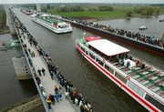 water bridge over a river
