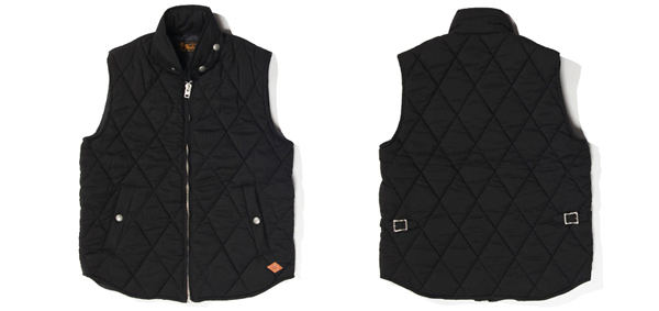 RUDE GALLERY BLACK REBEL / REBELS QUILT VEST ルードギャラリーブラックレベル