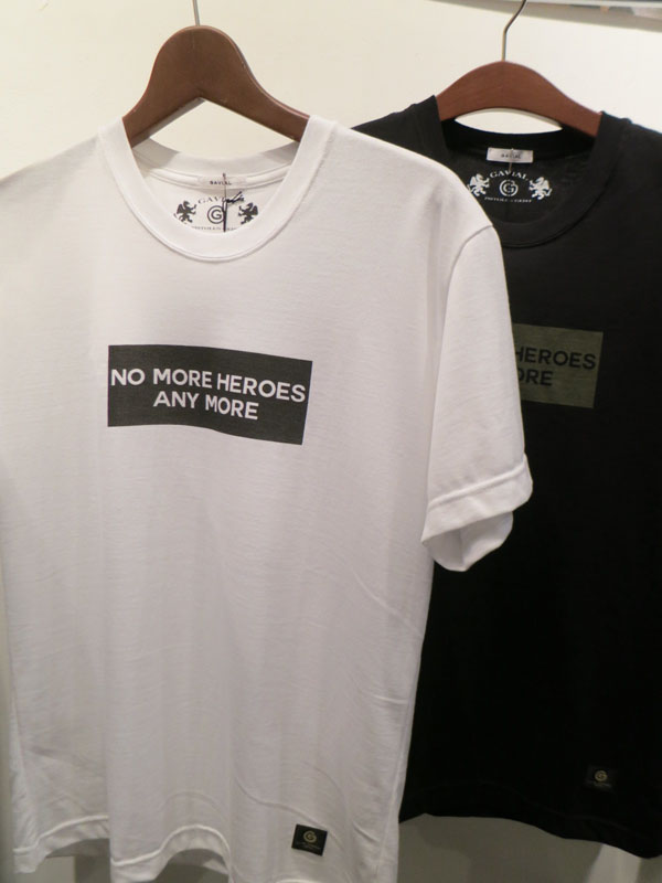 GAVIAL / S/S ROUND NECK TEE “NM HEROES” gavial中村達也