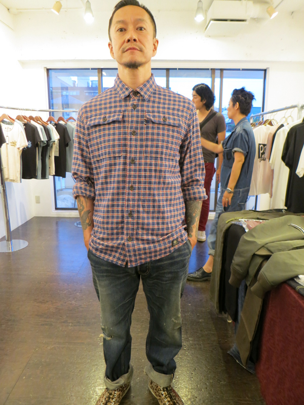 GAVIAL / COTTON FLANNEL SHIRTS(PRINTͭPRINT̵) gavial¼ã