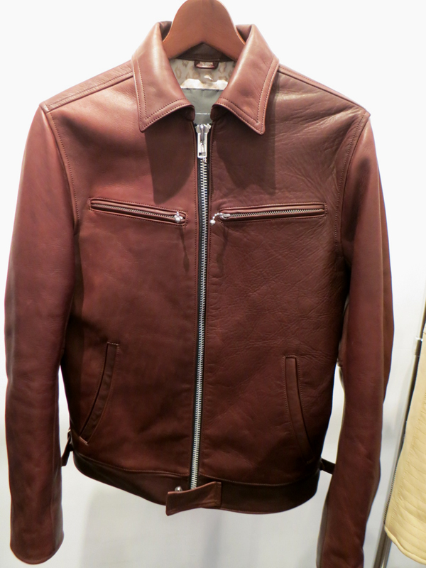 GAVIAL / LEATHER SINGLE RIDERS JACKET gavial¼ã