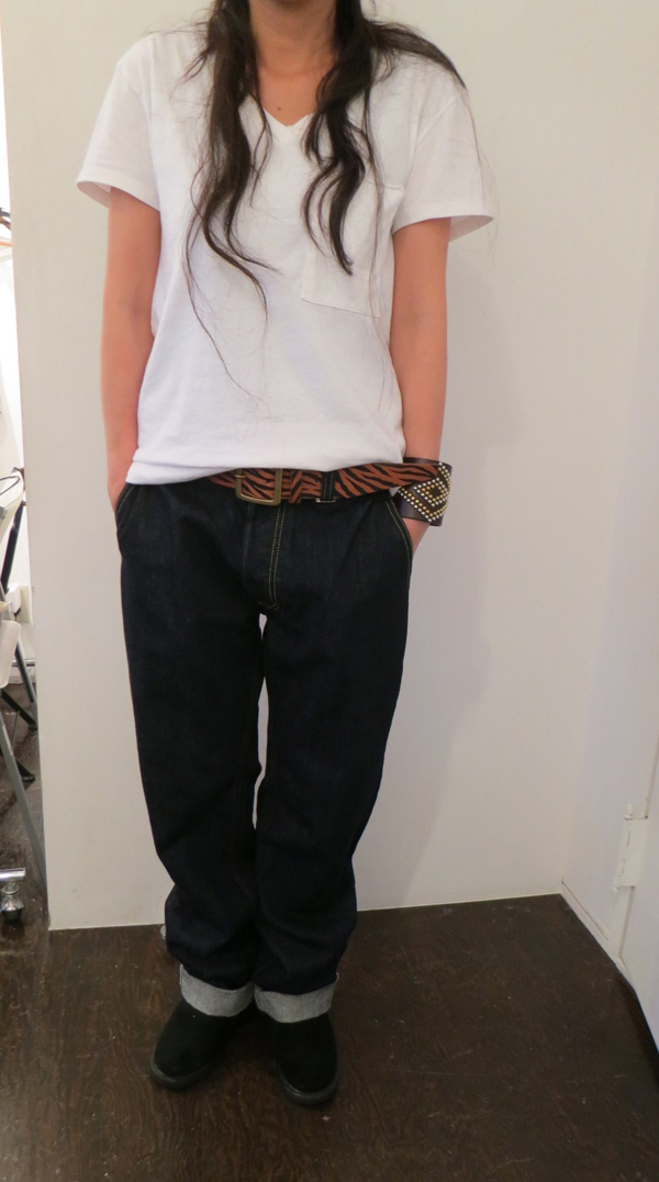 GAVIAL / NEW WIDE DENIM PANTS(OWN WASH)(USED) gavial中村達也