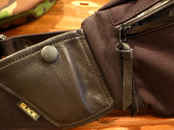 男女兼用 ルードギャラリー ブラックレベル ウエストバッグ ウール