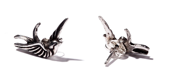 RUDE GALLERY BLACK REBEL / SWALLOW PIERCE “R” CHAOS DESIGN カオスデザイン ルードギャラリーブラックレベル