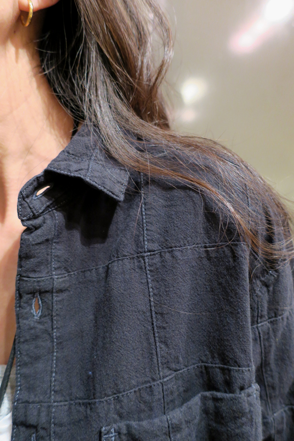 ルードギャラリー　wizard robe shirt WIZARD SHIRT -BLACK OVER DYED | AUDIO BLOG