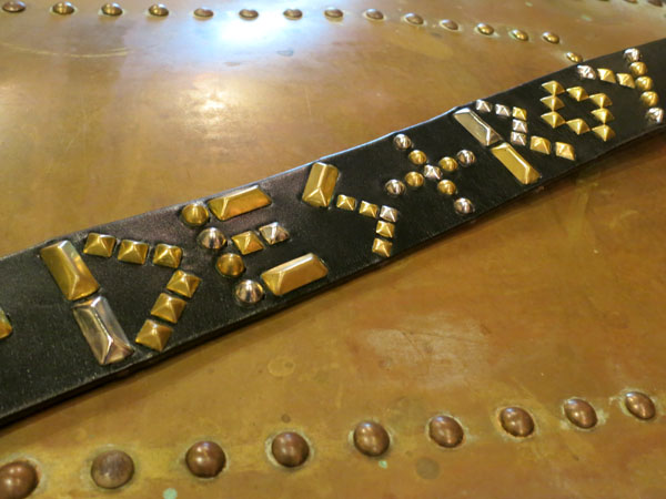 LEATHER STUDS BELT “DESTROY” | AUDIO BLOG