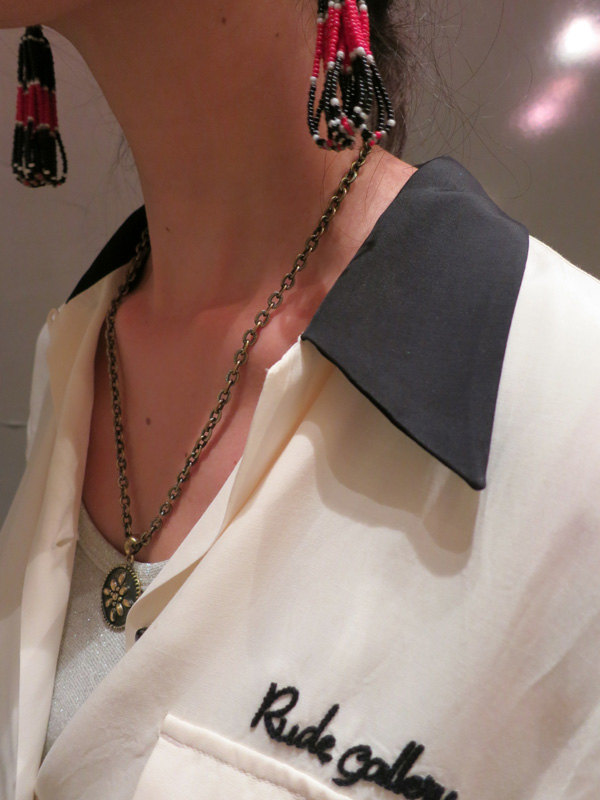 RUDE GALLERY × CHAOS DESIGN スタッズ ネックレス HUMMING BIRD