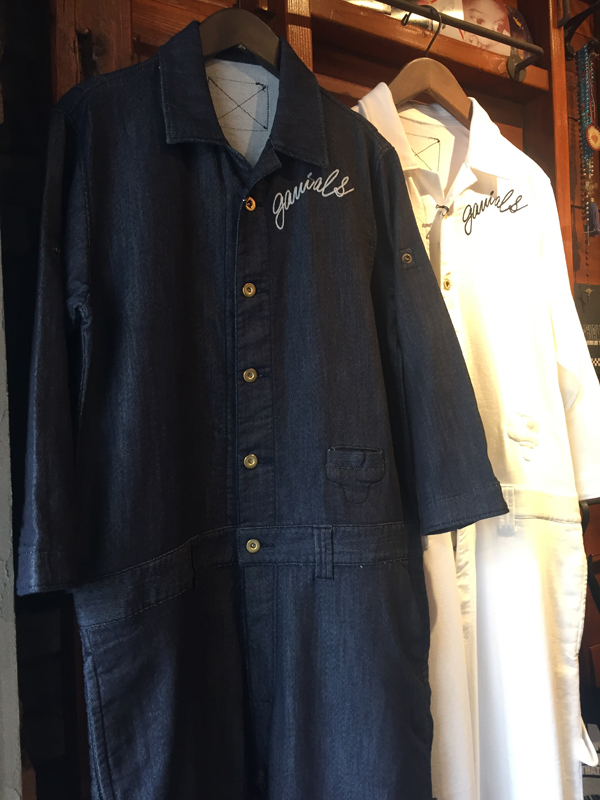 中村達也氏着GAVIAL 7s KNIT DENIM JUMPSUITS