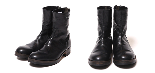 靴 RUDE GALLERY Back Zip Boots Leather BACK ZIP BOOTS - SUEDE (BROWN) / RUDE GALLERY | CROSS ROAD BLUES