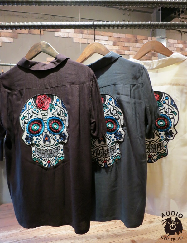 RUDE GALLERY ルードギャラリー ボーリングシャツ　スカル MEX GUITAR SKULL BOWLING SHIRT | AUDIO BLOG
